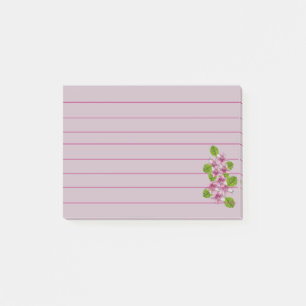 Papier Post-It Fleur Rose