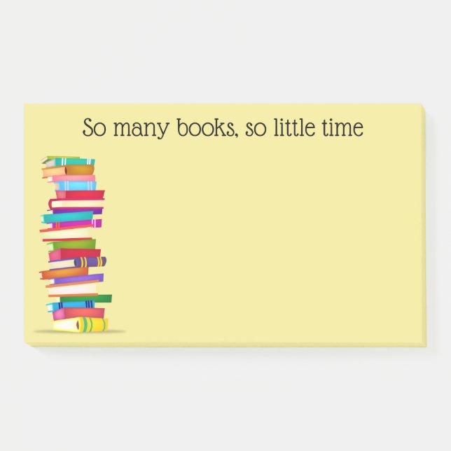 Papier Post-It pour Amoureux de Livres (Devant)