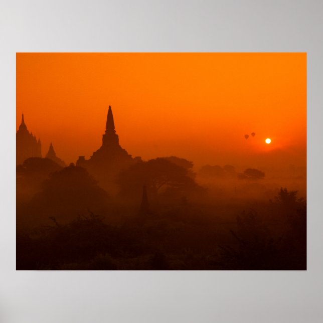 Papier Poster des Temples Anciens (Matte) (Devant)