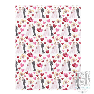 Papier pour album de mariage en blanc