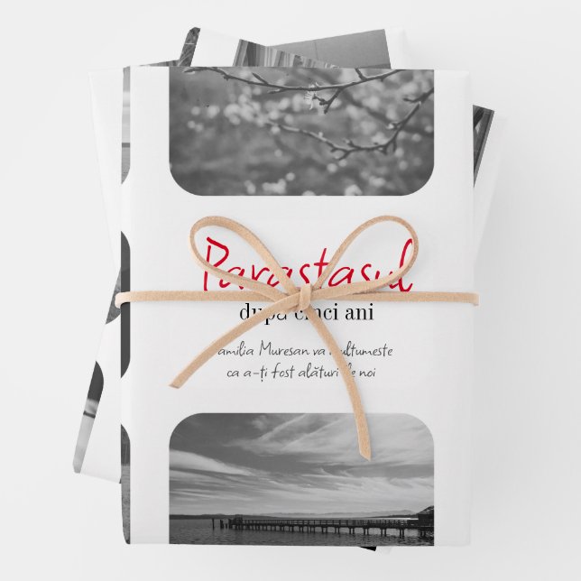 Papier pour emballage commémoratif (En situation)