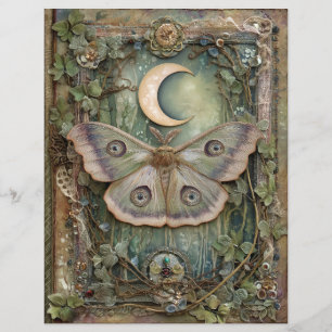Papier pour journal de bricolage de la lune noctur