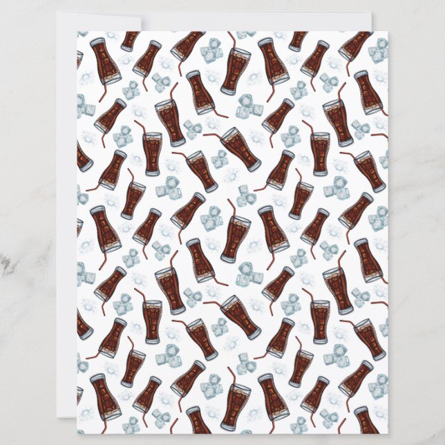 Papier pour scrapbook au cola (Devant)