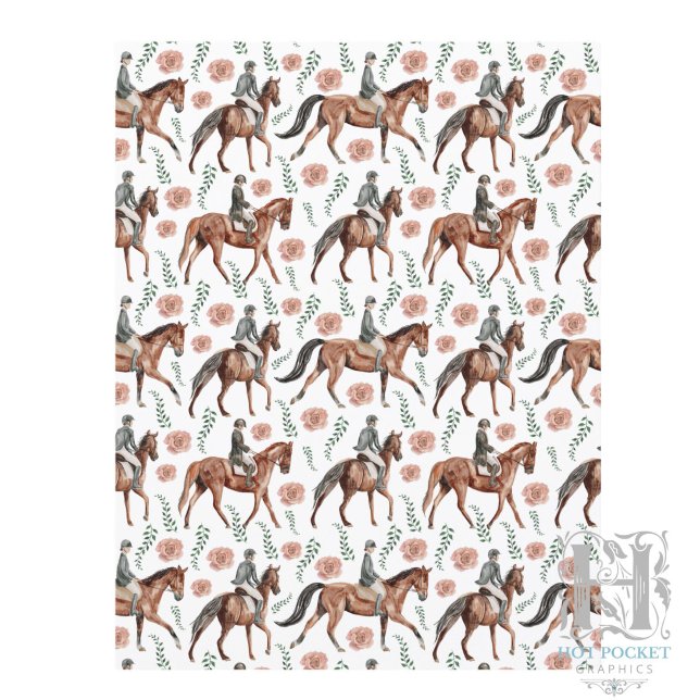 Papier pour Scrapbooking Équestre (Créateur téléchargé)