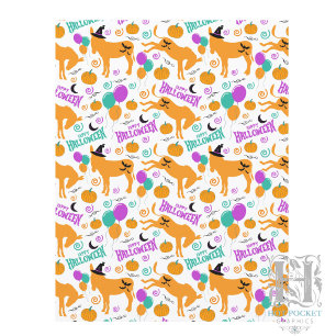 Papier pour scrapbooking Halloween d'âne