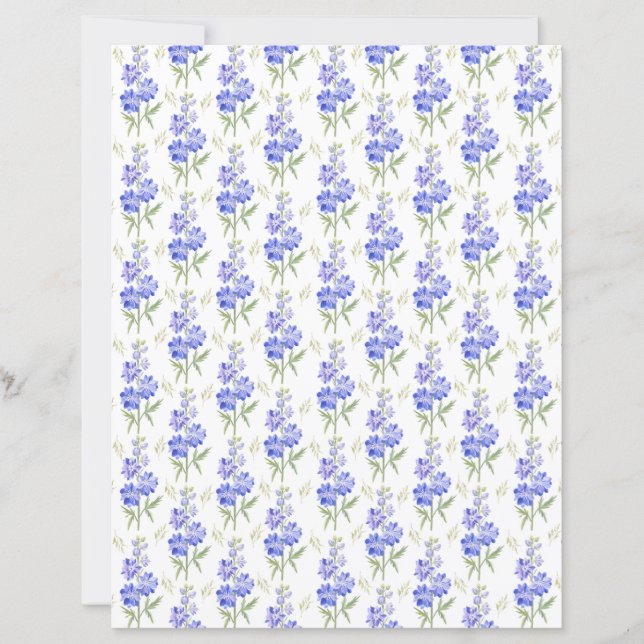 Papier pour scrapbooking Larkspur (Devant)