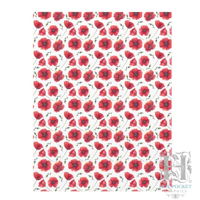 Papier pour Scrapbooking Poppy (Créateur téléchargé)