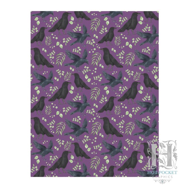 Papier pour scrapbooking Raven en violet (Créateur téléchargé)