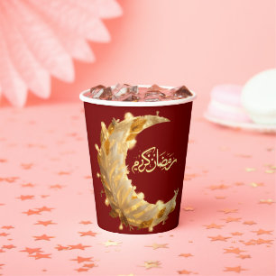 PAPIER RAMADAN RAMADAN KAREEM RAMADAN MUBARAK GOBELETS EN