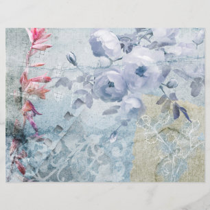 Papier rose Blue 2 Grunge