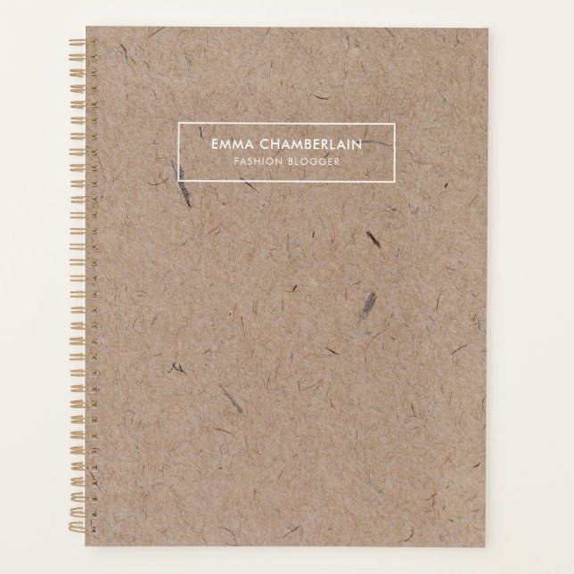 Papier rustique minimaliste moderne (Devant)