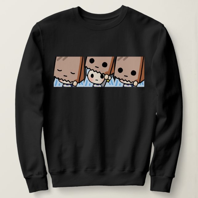 Papier-sac komugisui sweatshirts pour femmes (Design devant)