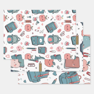 Papier scolastique mignon, Retour à l'école