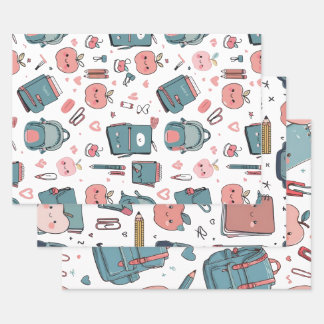 Papier scolastique mignon, Retour à l'école