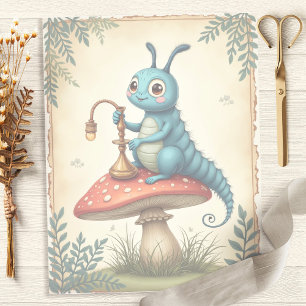 Papier scrapbook Alice Capitaine Chenille Fantaisi