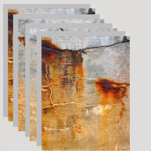 Papier scrapbook en béton gris rouille urbain