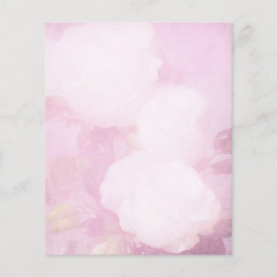 Papier scrapbook floral rose pâle