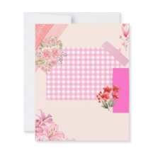 Papier scrapbook rose