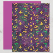 Papier scrapbook Tourbillons Festifs