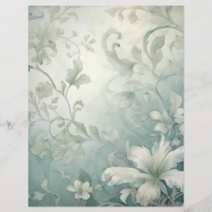 Papier scrapbooking à fleurs