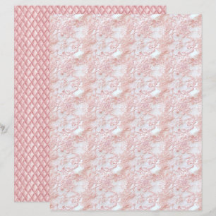 Papier scrapbooking à motif de dentelle florale Co