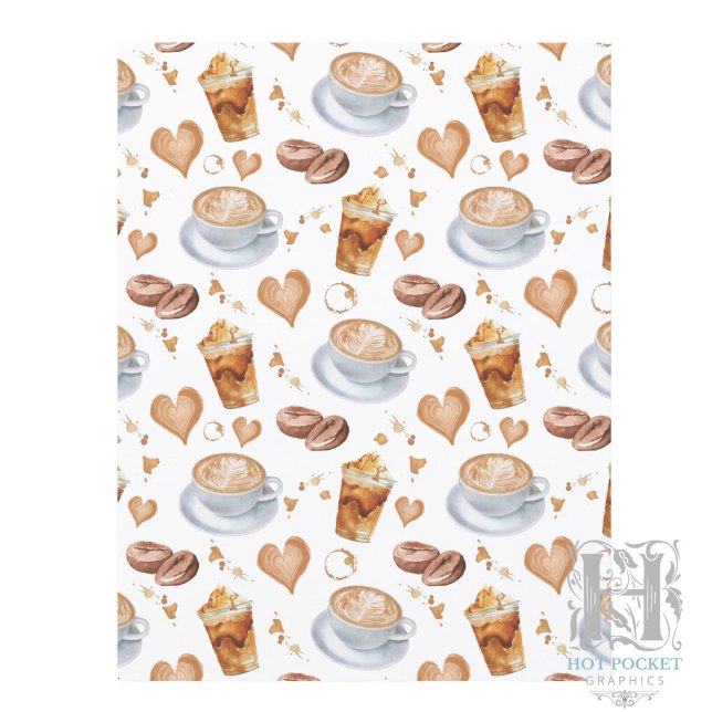 Papier scrapbooking Cappuccino (Créateur téléchargé)