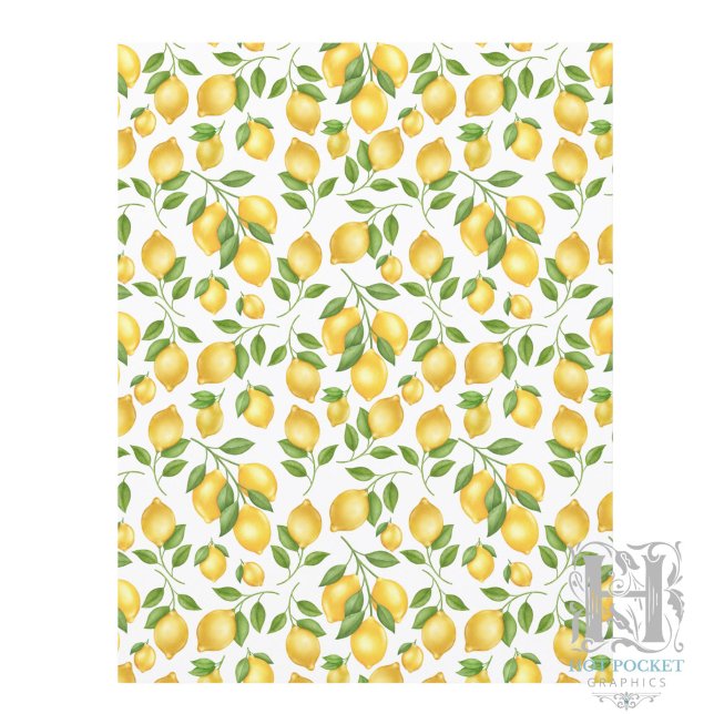 Papier scrapbooking Citrons (Créateur téléchargé)