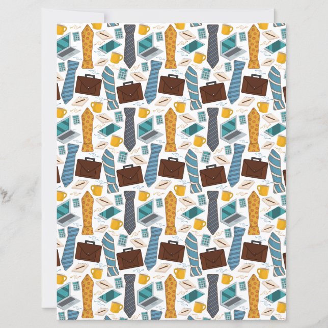 Papier scrapbooking Cravate (Devant)