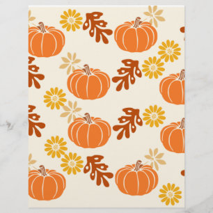 Papier scrapbooking d'automne