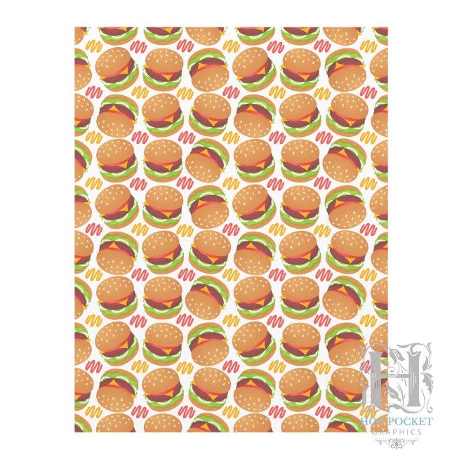 Papier scrapbooking de hamburgers (Créateur téléchargé)