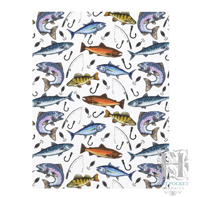 Papier scrapbooking de pêche (Créateur téléchargé)