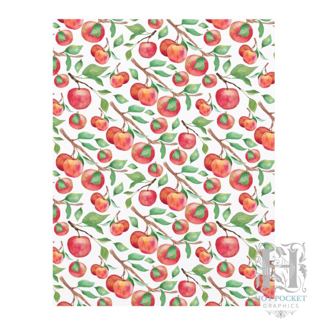 Papier scrapbooking de pommes (Créateur téléchargé)