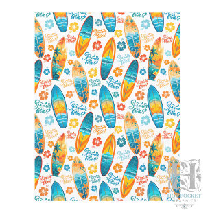 Papier scrapbooking de surf