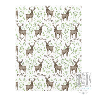 Papier scrapbooking de wapiti