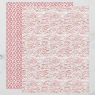 Papier scrapbooking en dentelle florale Coquette v