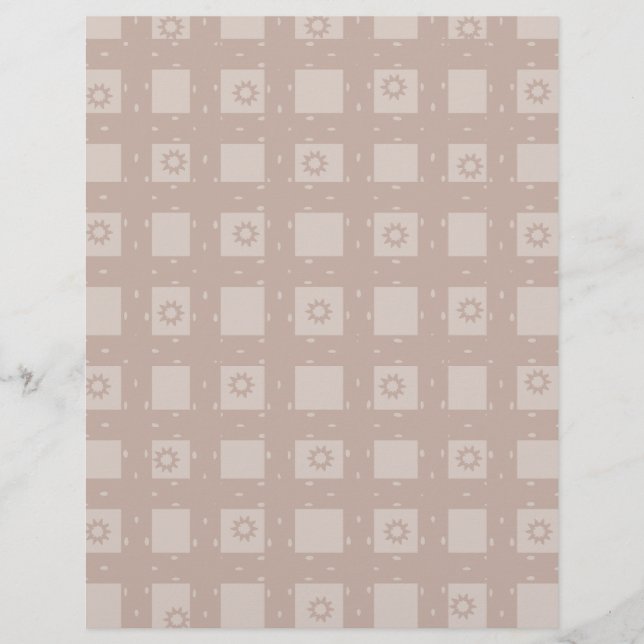 Papier scrapbooking motif marron clair : (Devant)