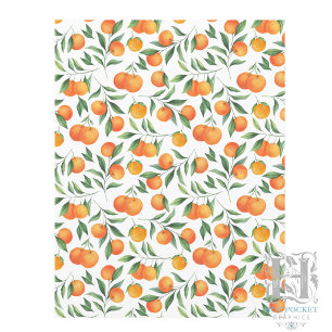 Papier scrapbooking Oranges