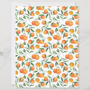 Papier scrapbooking Oranges