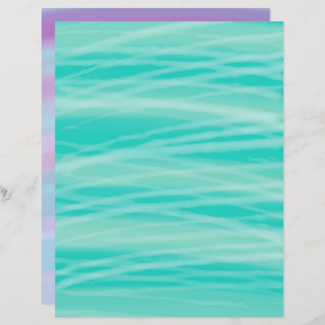 Papier Scrapbooking Peint Mélangé (Devant / Derrière)