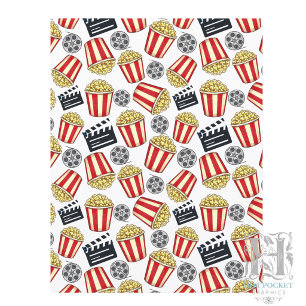 Papier scrapbooking pour soirée cinéma