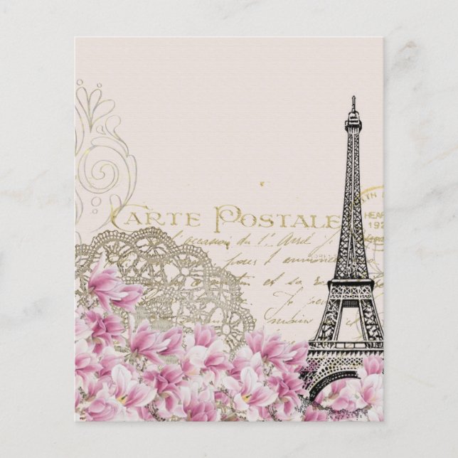 papier scrapbooking pour un voyage à Paris (Devant)