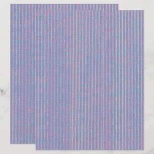 Papier scrapbooking rayures bleu rose lavande
