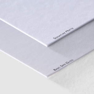 Papier semi-brillant standard pour carte postale