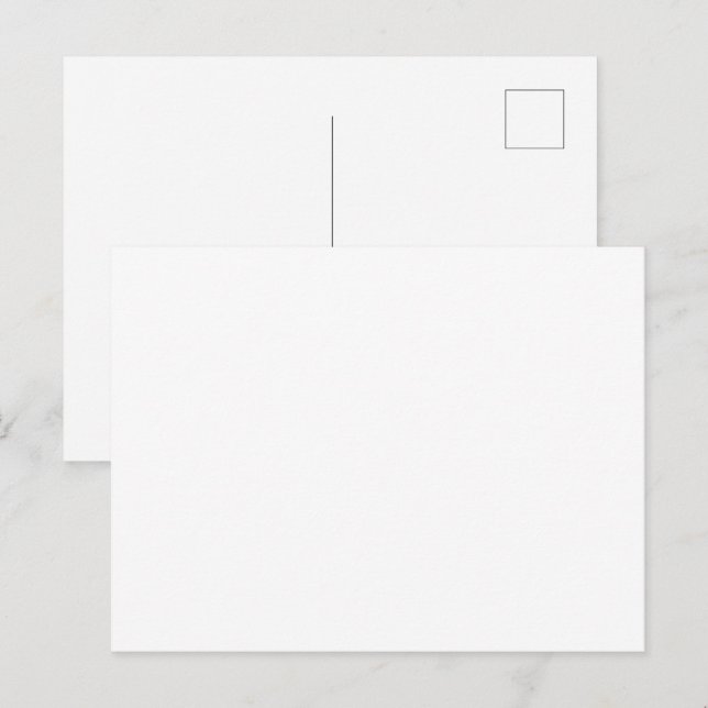 Papier semi-brillant standard pour carte postale (Devant / Derrière)