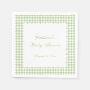 Papier Serviette de douche pour bébé classique en vichy v
