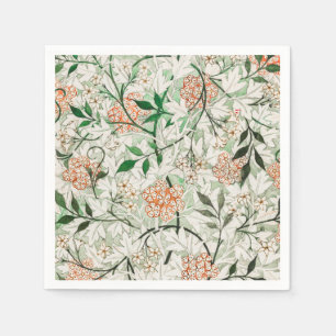 PAPIER SERVIETTE EN PAPIER: WILLIAM MORRIS : JASMINE