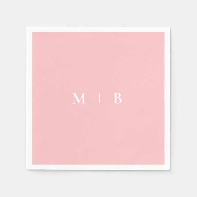 Papier Servir une serviette simple en blanc et en blanc (Devant)