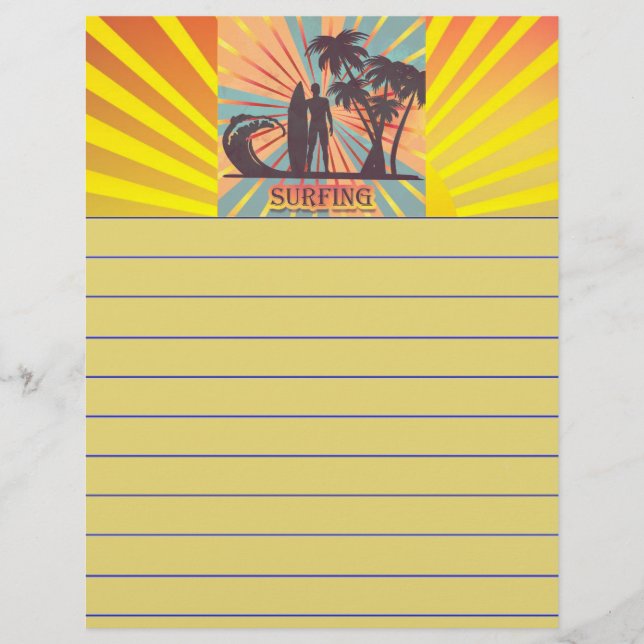Papier surfer Dude (Devant)