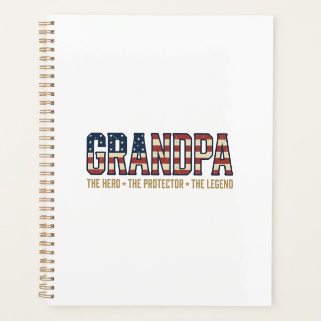 Papier Vectoriel Légende Protecteur Héros Grand-pè (Devant)
