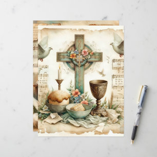 Papier vintage Christian Easter